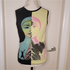 Vintage Y2K graphic Pop Art tank top